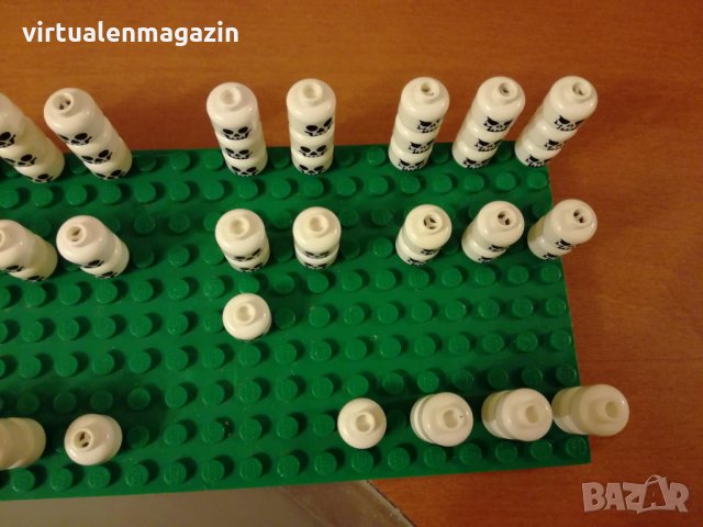 Lego глави на скелети - оригинално Лего, снимка 5 - Колекции - 33217201