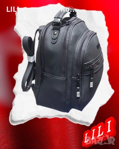 КОЖЕНА ДАМСКА РАНИЦА , снимка 5 - Раници - 52418761