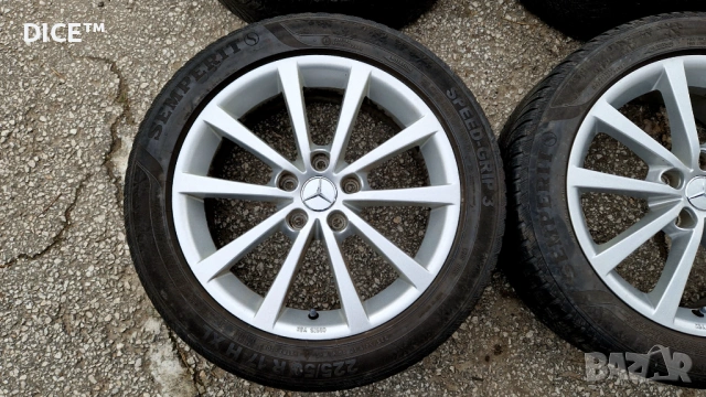 Мерцедес 17 5х112 лети джанти Mercedes w203 w204 w205. 5x112, снимка 4 - Гуми и джанти - 53572363