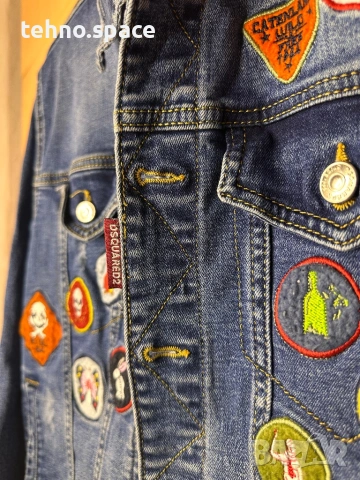 Дънково Яке Dsquared 2 (L), снимка 5 - Якета - 53126637