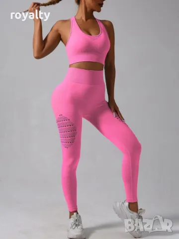 Дамски фитнес комплект Различни цветове , снимка 4 - Спортни екипи - 49198627