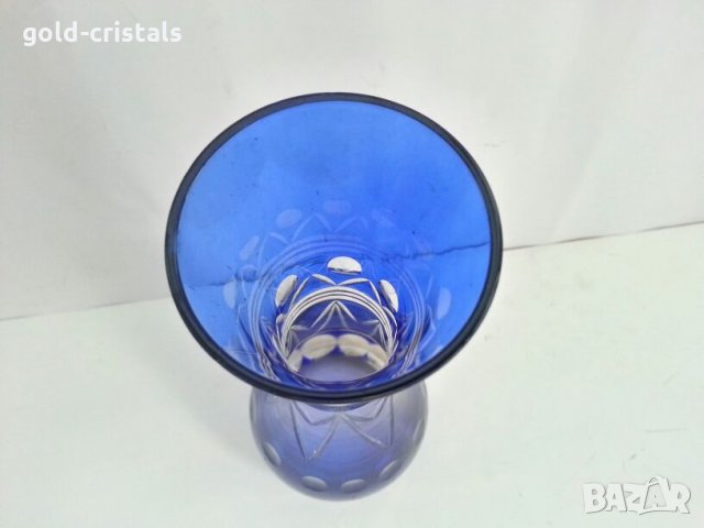 ретро кристална ваза, снимка 4 - Антикварни и старинни предмети - 26744057