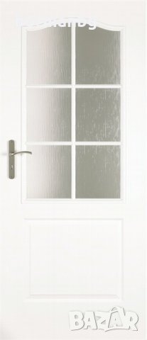 Борман среден и висок клас врати - Класик Остъклена Бяла