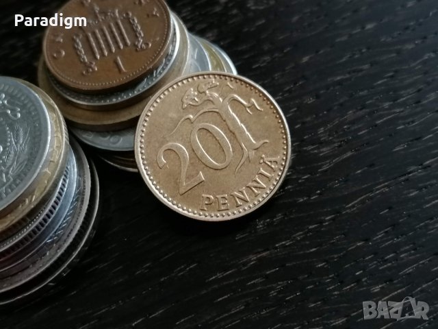 Монета - Финландия - 20 пения | 1980г.