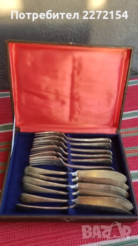 Посребрени прибори нож вилица