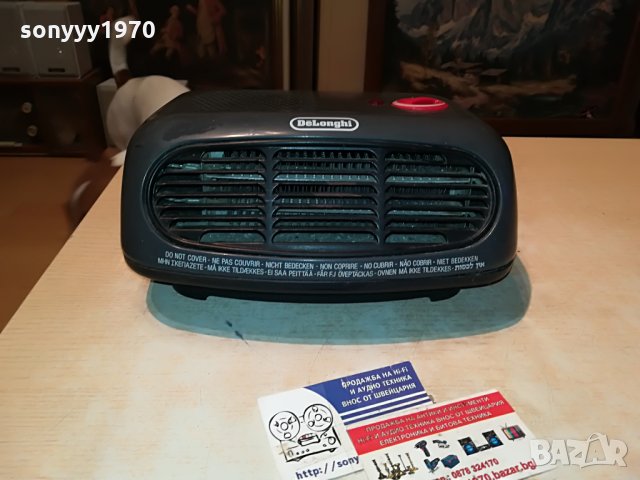 delonghi made in italy-метална духалка 1407211005, снимка 4 - Отоплителни печки - 33514310