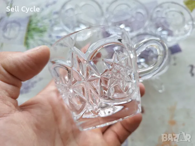 ✅ КОМПЛЕКТ СТЪКЛЕНИ ЧАШИ❗, снимка 2 - Чаши - 47411478