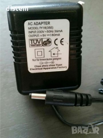 захранване TY18 (35E), 5V, 180mA, # K-66-15, снимка 1