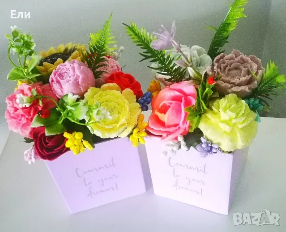 Налични сапунени букети , снимка 8 - Романтични подаръци - 43924040