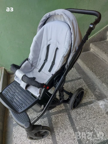 Детска бебешка количка 3 В 1 DADA PARADISO MAX 500 SILVER LIGHT, снимка 7 - Детски колички - 50975715