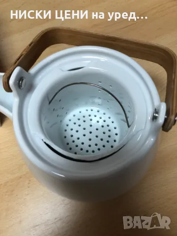 Порцеланов чайник ERNESTO  850ml, снимка 3 - Сервизи - 48332437