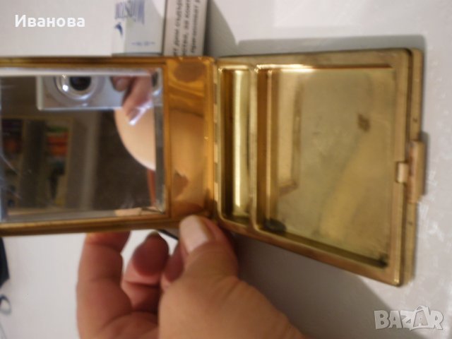 Две уникални позлатени пудриери-руска и френска , снимка 9 - Други ценни предмети - 29553623