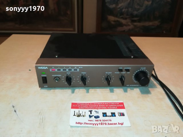 SOLD/поръчан-wega mini hifi ampli west germany 1904210853, снимка 2 - Ресийвъри, усилватели, смесителни пултове - 32600420