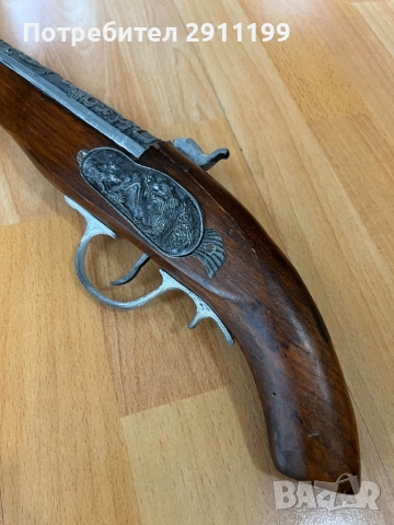 Реплика на дълъг кремъклия за ремонт / части, снимка 4 - Антикварни и старинни предмети - 52429570