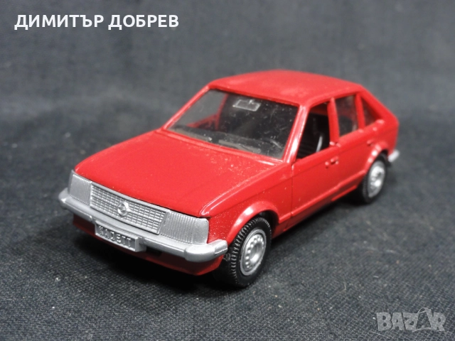 1/43 СТАРА РЕТРО МЕТАЛНА КОЛИЧКА МАЩАБЕН МОДЕЛ OPEL KADETT D GAMA MINI GERMANY