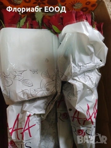 Рязан цвят рози и гипсофила, снимка 3 - Стайни растения - 53389808