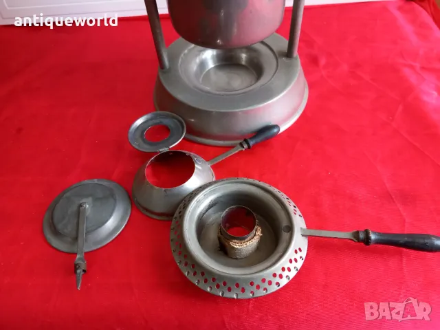 1910г. Много Рядка Старинна Кафеварка с Газена Горелка 1910г, снимка 9 - Антикварни и старинни предмети - 49856402