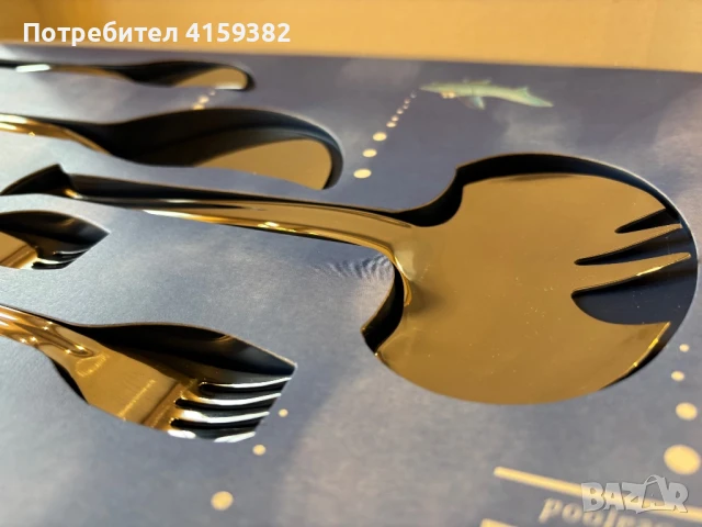 Комплект сет прибори за риба, снимка 2 - Прибори за хранене, готвене и сервиране - 50659931