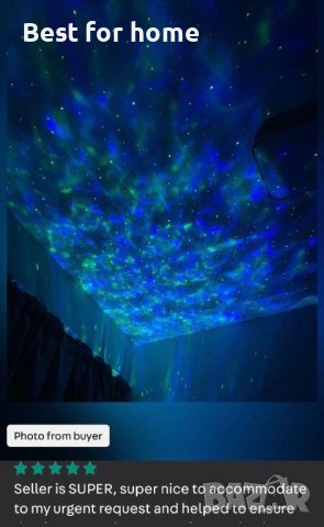 Galaxy проектор с Wifi App Control USB Night Light, снимка 6 - Други - 43460641
