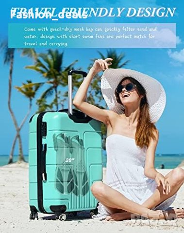 Нови плавници с отворена пета Регулируеми катарами Мъже Жени, снимка 6 - Водни спортове - 42975621