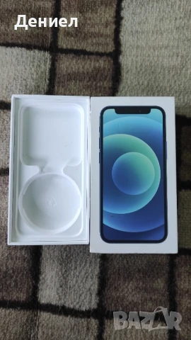 Кутия от iPhone 12 mini, Blue, 64GB - Само кутията, снимка 4 - Аксесоари за Apple - 51072956