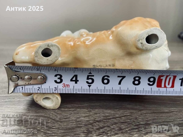 Винтидж статуетка на пекинез от Англия, снимка 7 - Антикварни и старинни предмети - 51456873