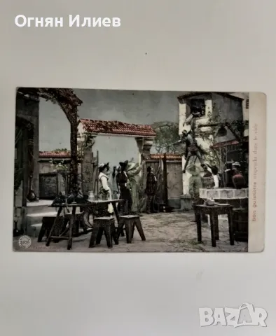 Лот стари италиански, пощенски, филмови картички на Дон Кихот - 1910г., снимка 5 - Филателия - 47470809