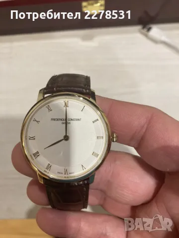 Frederique Constant Slimline Geneva швейцарски часовник, снимка 9 - Мъжки - 48422160