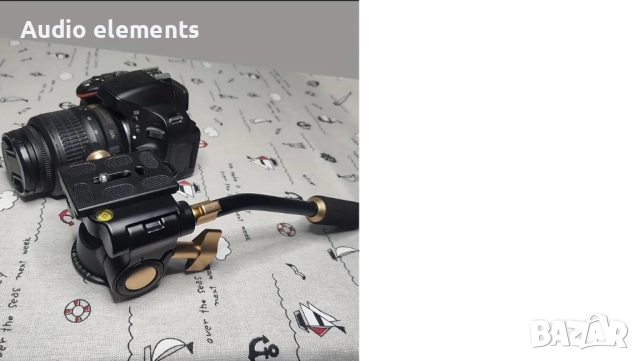 Фото видео глава за статив, снимка 3 - Чанти, стативи, аксесоари - 52226417