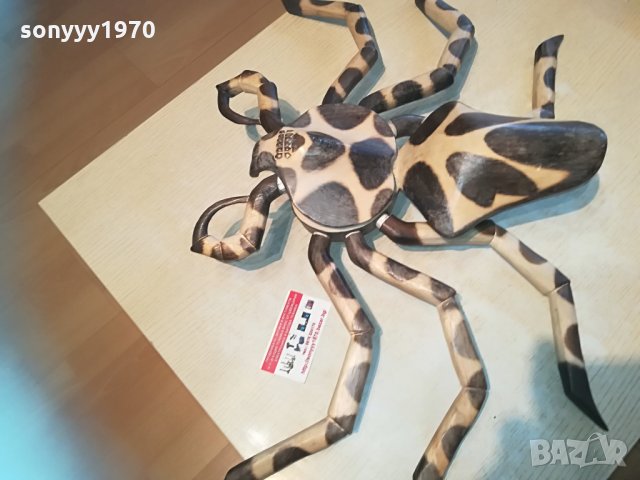 дървен паяк/рак/звяр с 6 крака 70см 1304211207, снимка 12 - Антикварни и старинни предмети - 32529522