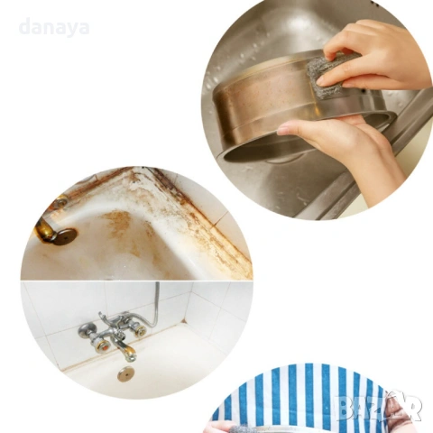 6433 Фина стоманена тел за кухня, 8 броя, снимка 4 - Мопове, кофи, четки и метли - 53561203