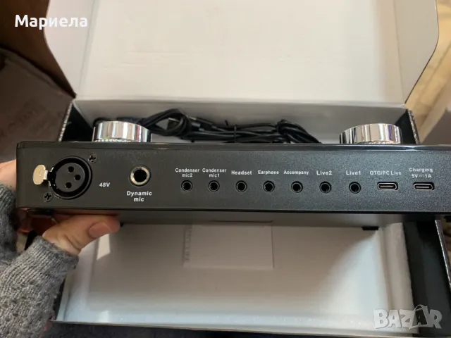 Професионален аудио миксер/Звукова карта на живо и стерео аудио интерфейс, снимка 18 - Друга електроника - 49359587