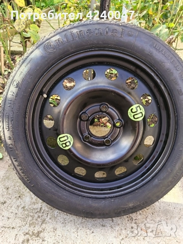 НОВА резервна гума (патерица)с джанта за БМВ 135/80R17