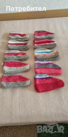 Вълнени и памучни терлици и чорапи, снимка 2 - Дамски чорапи - 51763537