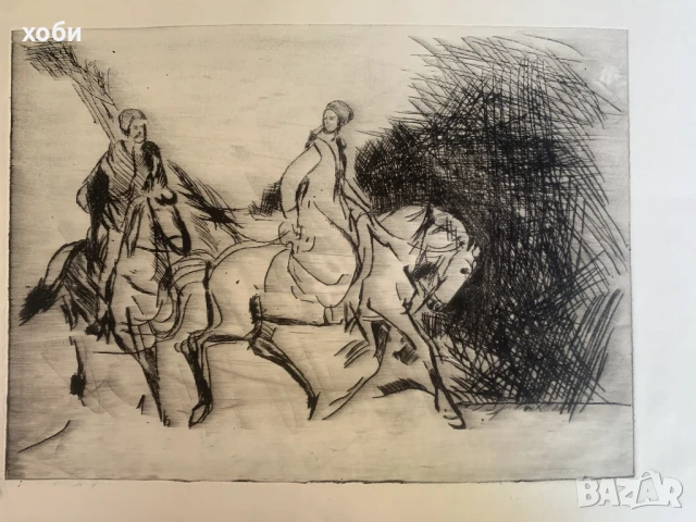 картина офорт , снимка 2 - Картини - 51151999