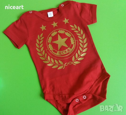Боди на ЦСКА, снимка 7 - Бодита за бебе - 34550548
