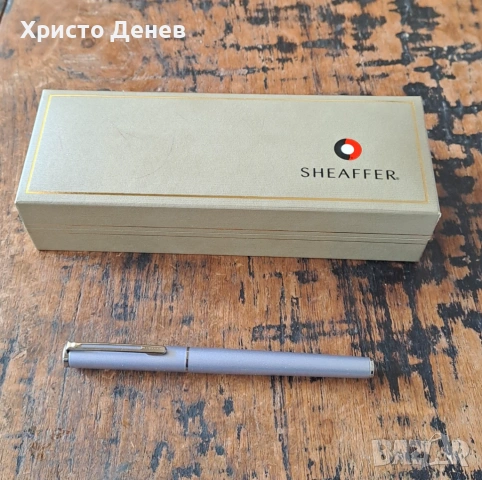 писалка Sheaffer Шефер Agio светъл люляк мат с перо размер M в подаръчна кутия Германия, снимка 3 - Ученически пособия, канцеларски материали - 53453173