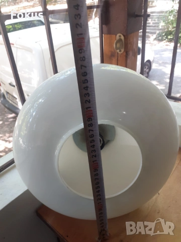 Стар български абажур полилей от соца, снимка 4 - Антикварни и старинни предмети - 53273839