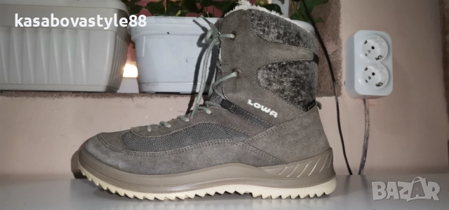 Боти Lowa-Gore-tex  38н.Естествен велур 