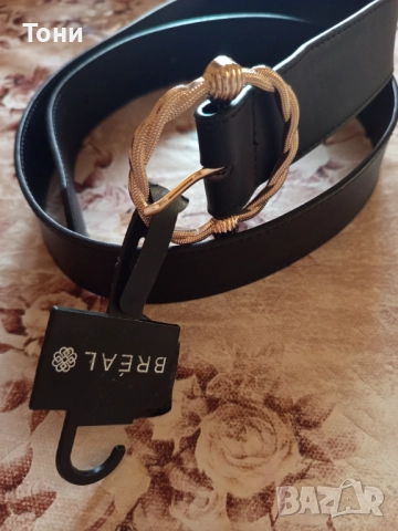 BREAL Нов Дамски Кожен Колан 105см, снимка 15 - Колани - 52703198