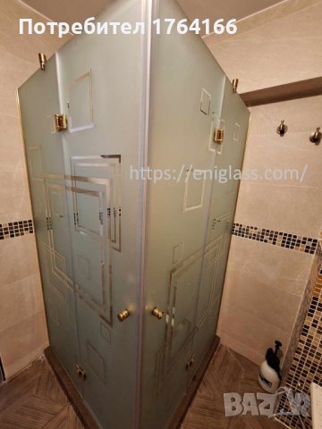 Душ кабина със златен обков, снимка 5 - Душ кабини и вани - 44047505