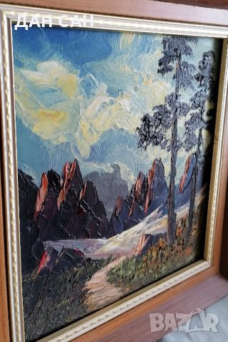 маслена картина художник Gustl Gautsch Salzburg, снимка 3 - Антикварни и старинни предмети - 33246065