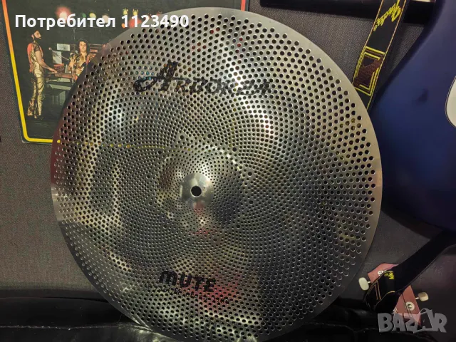 Продавам тих чинел Arborea mute 18" нов , снимка 4 - Ударни инструменти - 47610851