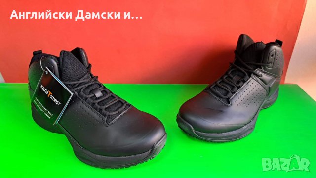 Английски мъжки кецове-боти Safe T Step, снимка 2 - Мъжки боти - 38455559