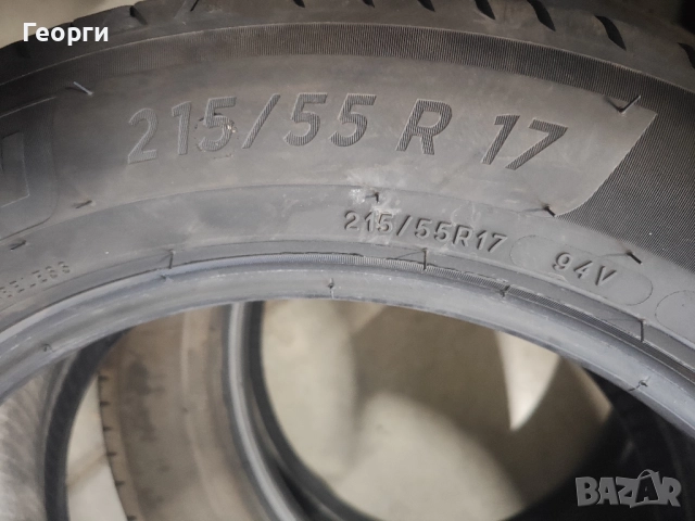 2бр.летни гуми 215/55/17 Michelin, снимка 5 - Гуми и джанти - 52468934