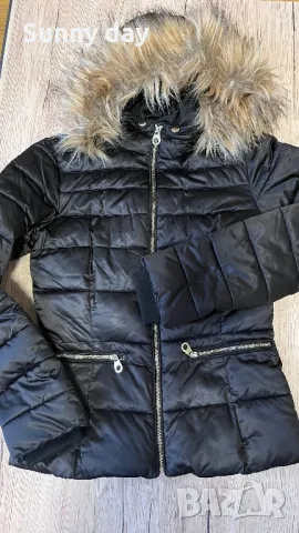 Късо зимно якенце с качулка H&M