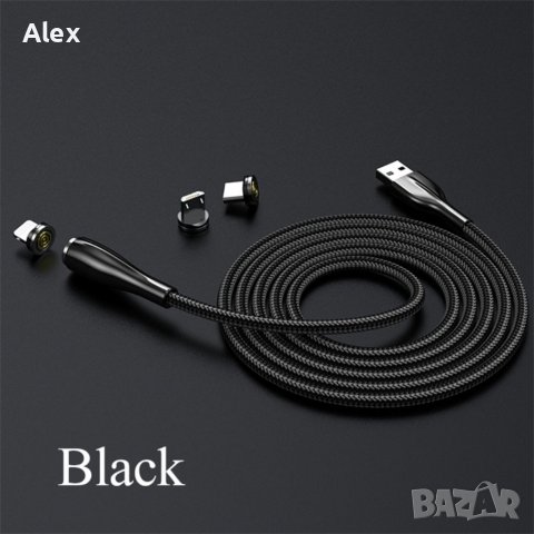 Магнитни кабели 5А , снимка 3 - USB кабели - 37260036