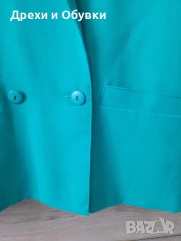 Ново зелено сако блейзър , снимка 7 - Сака - 52764035