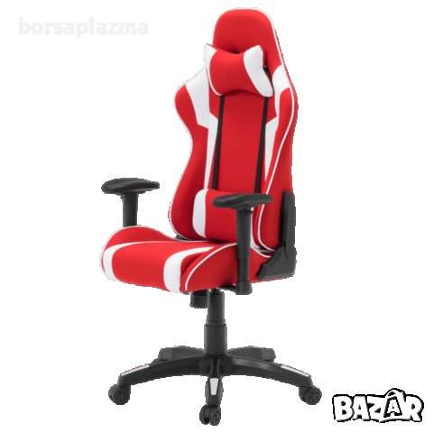 Геймърски стол Carmen 6312 - бял - червен, снимка 1 - Столове - 39166155
