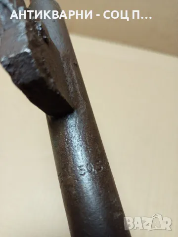 Стар Соц Хидравличен Ключ 21мм Тегло 1.400кг., снимка 9 - Антикварни и старинни предмети - 49851279